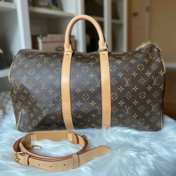 Louis Vuitton Keepall Bandouliere Bag Monogram Canvas 45 - Picture 2 of 15